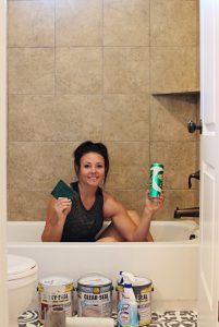shower painting tips